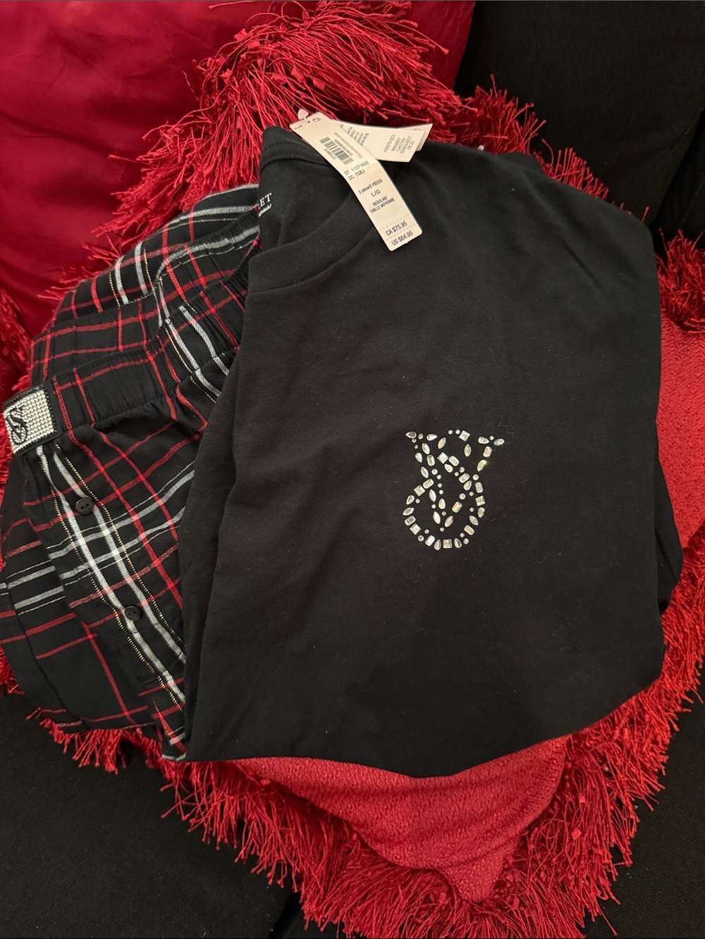 Victoria Secret Short Sleeve Pajama Pant Set